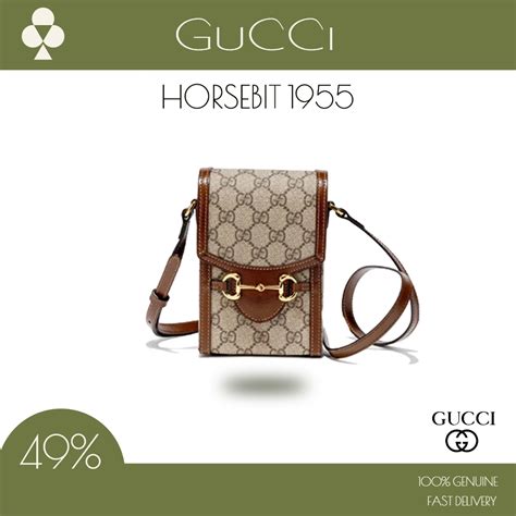 gucci horsebit 1955 mini bag ของแท้|gucci horsebit.